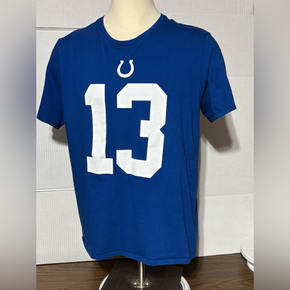NIKE XXL Indianapolis Colts #13 TY Hilton tee shirt 30” L 22” p2p